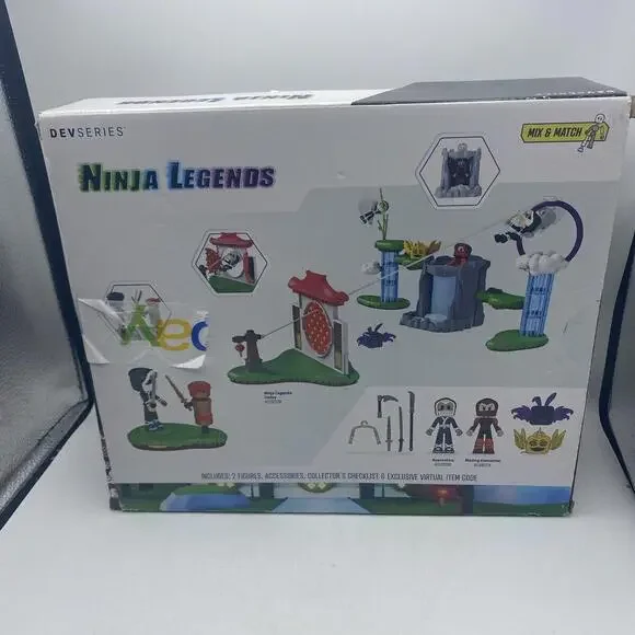 Ninja Legends Valley Action Figure Playset 24 Pieces  Distressed Package - Picture 5 of 8